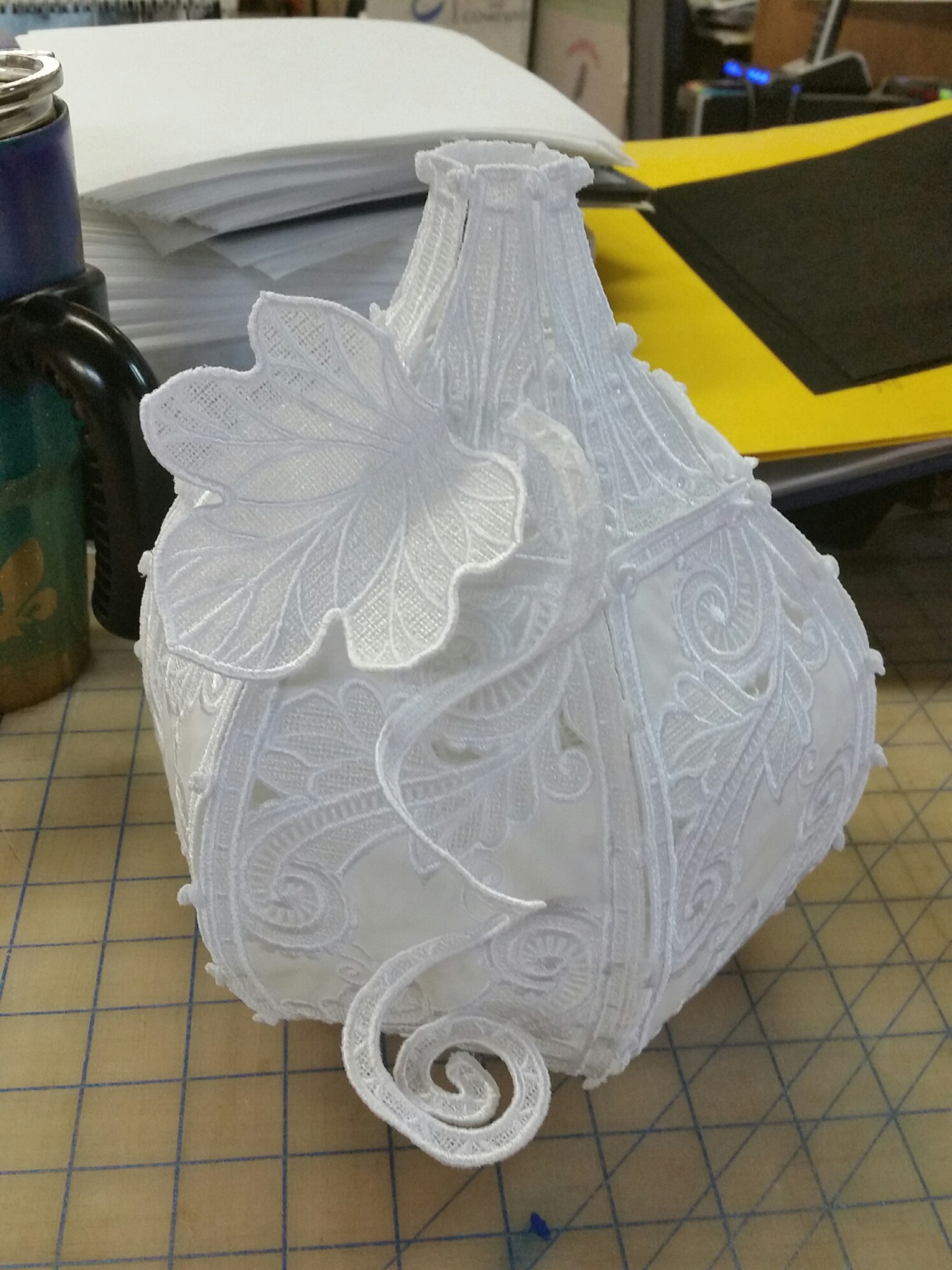 White Pumpkin Applique