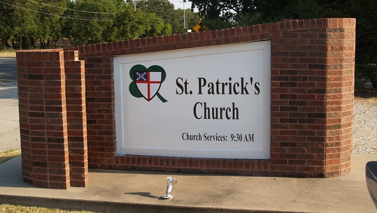 St. Patrick’s Church Sign